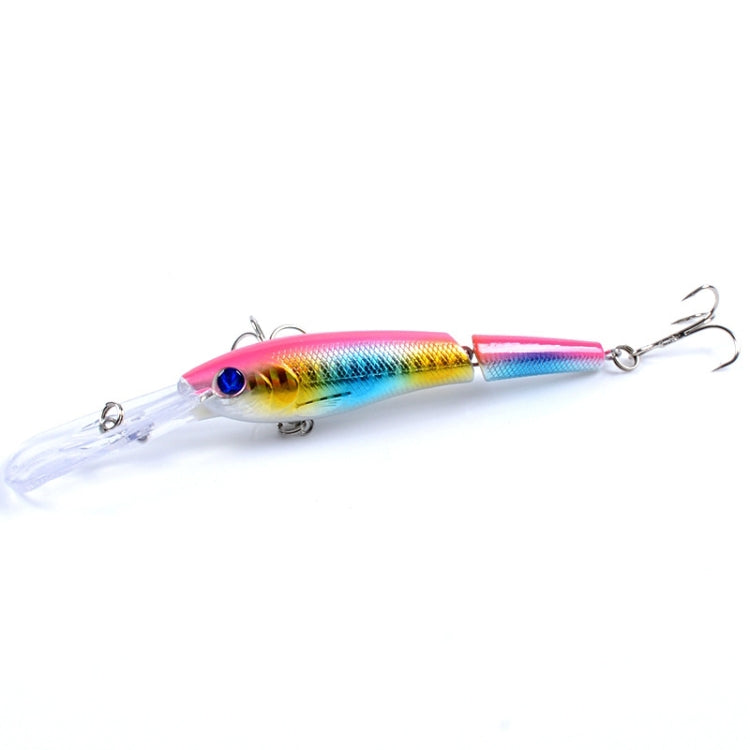 6 PCS M0208 13.3cm/13.4g Lure Bionic Multi-section Mino Fake Lure Plastic Lure
