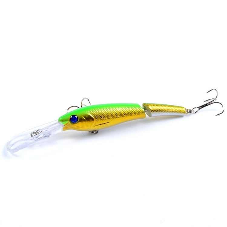 6 PCS M0208 13.3cm/13.4g Lure Bionic Multi-section Mino Fake Lure Plastic Lure