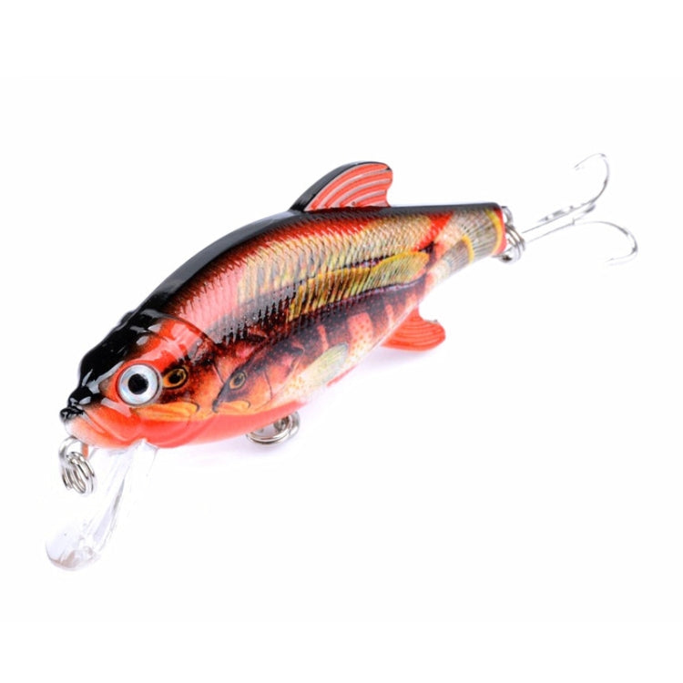 5 PCS LB72 8cm/10.9g Lure Painted Floating Bionic Lure Rattle Pearl False Lure
