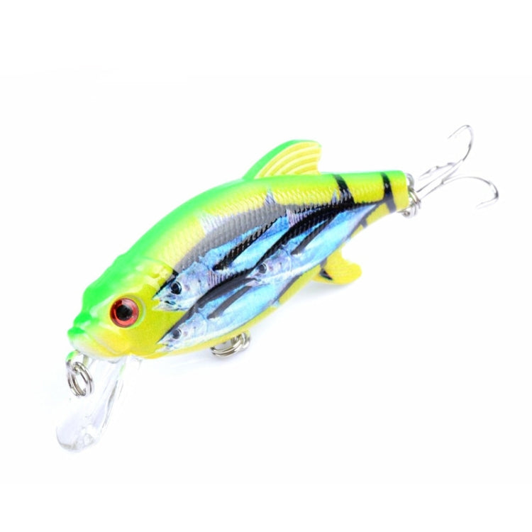 5 PCS LB72 8cm/10.9g Lure Painted Floating Bionic Lure Rattle Pearl False Lure