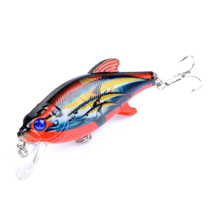 5 PCS LB72 8cm/10.9g Lure Painted Floating Bionic Lure Rattle Pearl False Lure