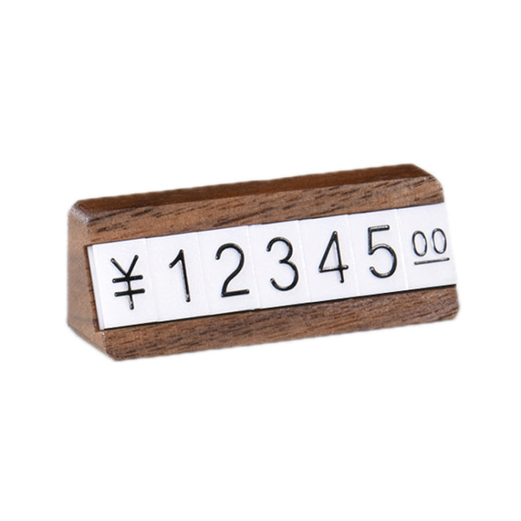 2 PCS Digital Price Display Card Jewelry Digital Price Tag