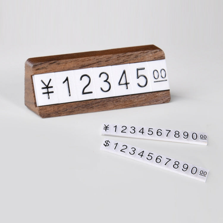 2 PCS Digital Price Display Card Jewelry Digital Price Tag