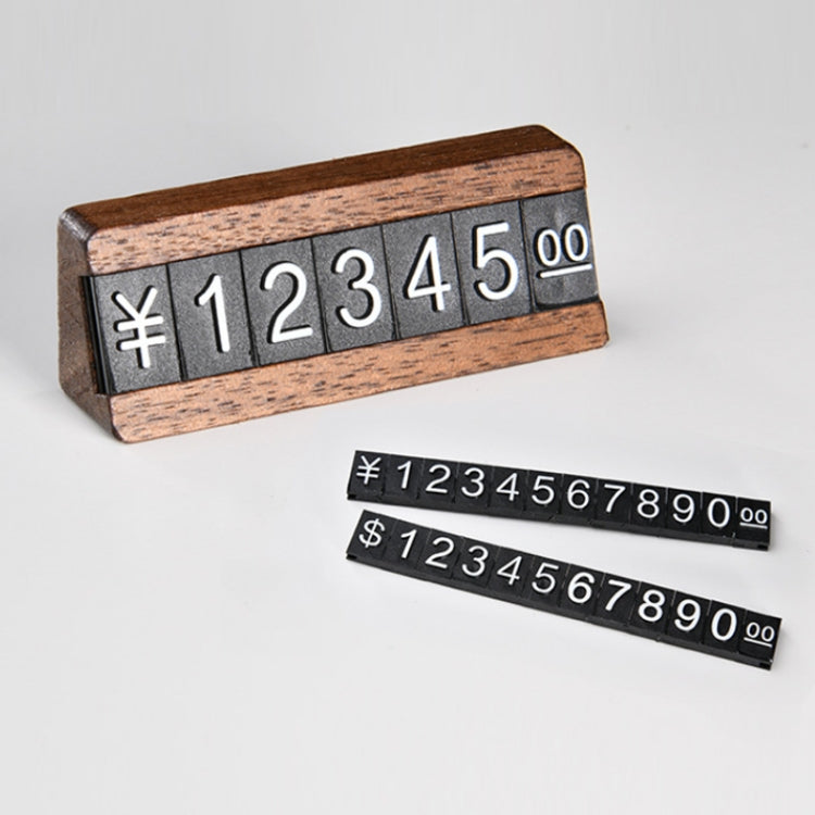 2 PCS Digital Price Display Card Jewelry Digital Price Tag
