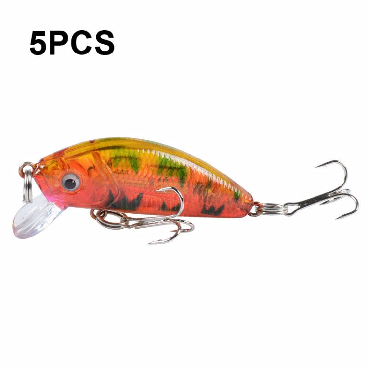 5 PCS M0081 5cm 3.6g Bionic Lure Mino Plastic Hard Lure