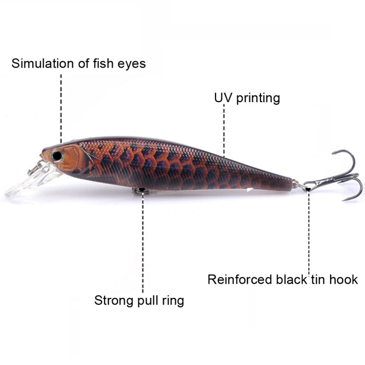 5 PCS G51P 11.8cm/13.5g Lure Floating Mino Fake Bait