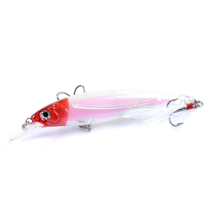 5 PCS M0195 11cm/13.4g Lures Casting Feather Hook Mino Hard Baits Bionic Bait