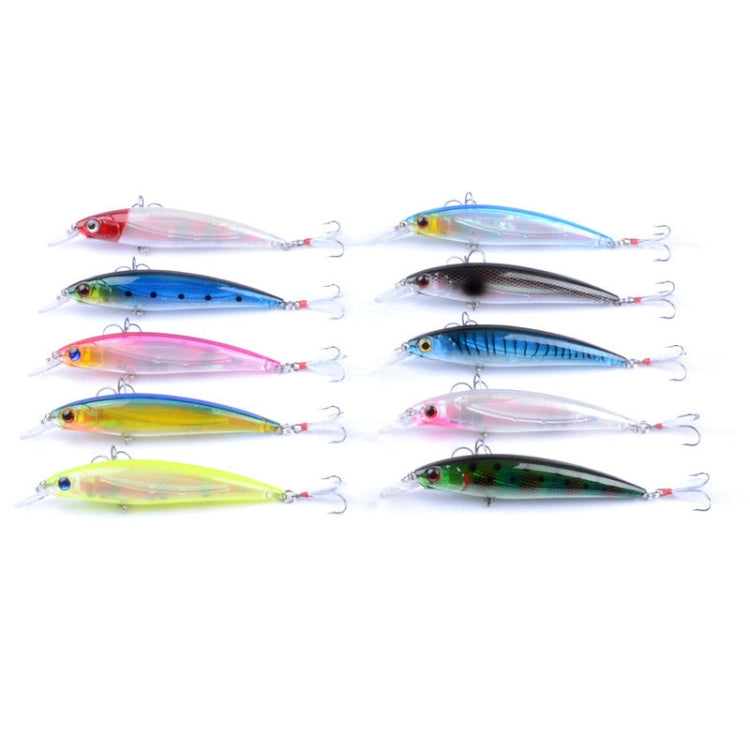 5 PCS M0195 11cm/13.4g Lures Casting Feather Hook Mino Hard Baits Bionic Bait