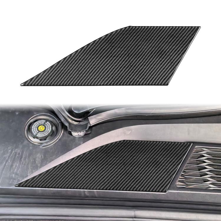 For Chevrolet Corvette C8 Right-Hand Drive Front Storage Vent Sticker - Black