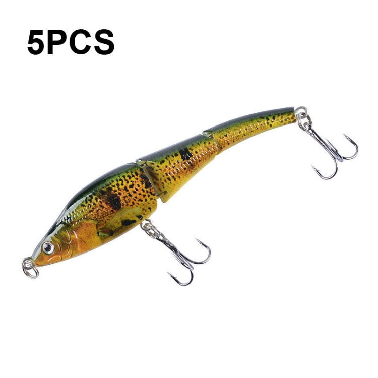5 PCS LB22 9.5cm/8.9g Multi-section VIB Plastic Hard Lures Painted Bionic Lures
