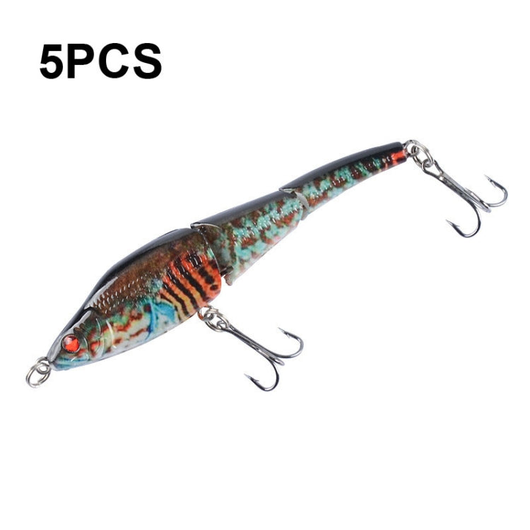 5 PCS LB22 9.5cm/8.9g Multi-section VIB Plastic Hard Lures Painted Bionic Lures