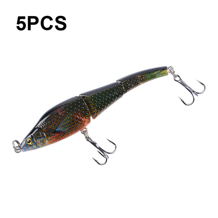 5 PCS LB22 9.5cm/8.9g Multi-section VIB Plastic Hard Lures Painted Bionic Lures