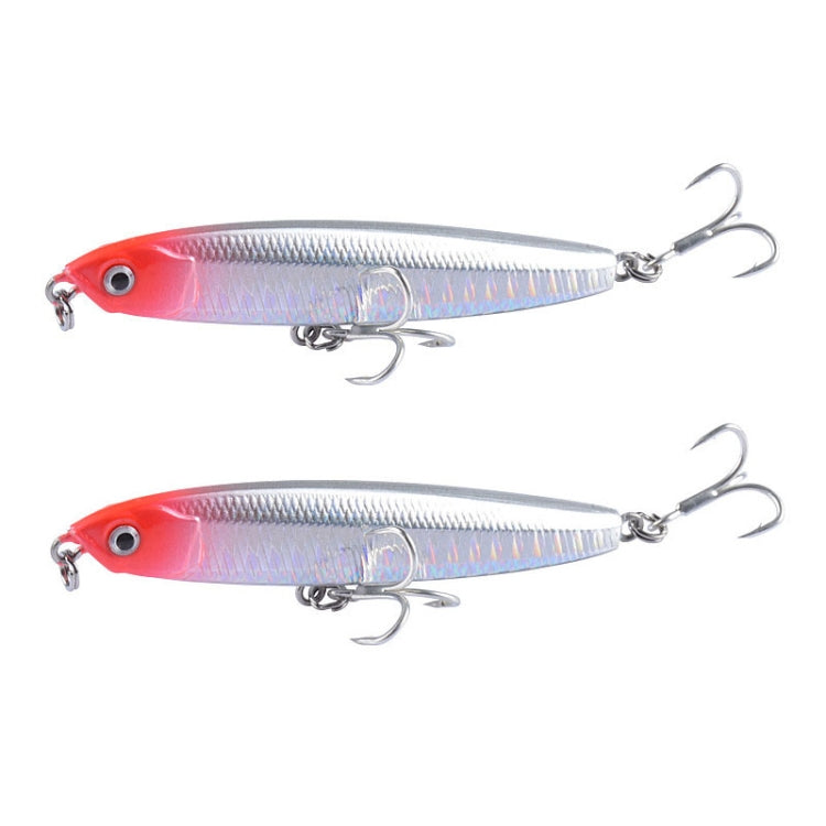 2 PCS CH79 Hard Bait Long Casting Sinking Pencil False Lure, Specification: 8cm 14g