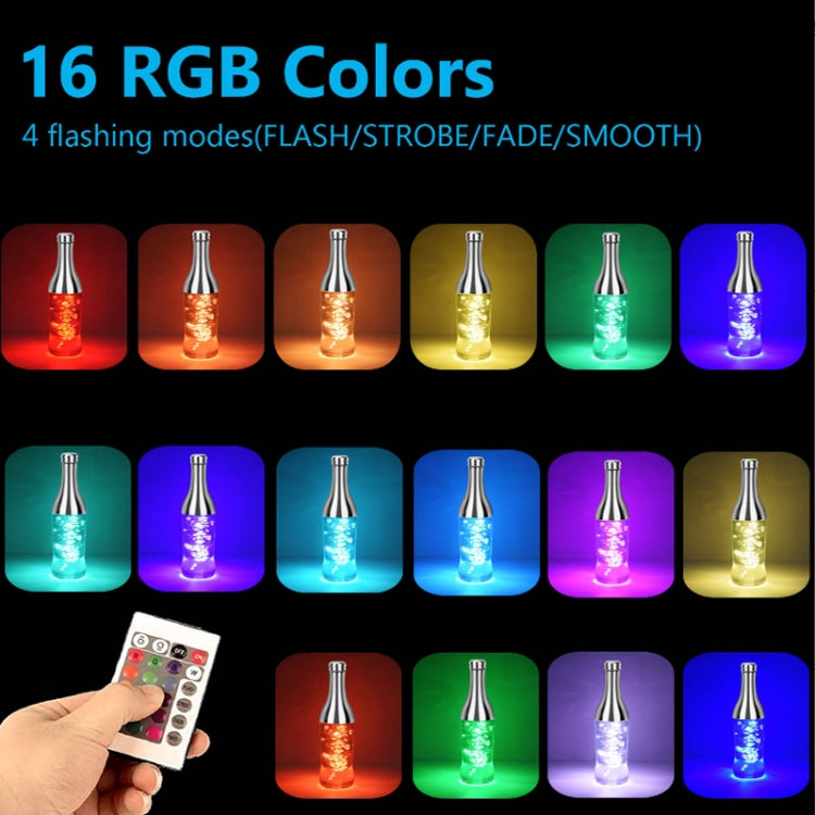 3W LED Wine Bottle Light Dazzling Night Light Decorative Night Light(RGB)