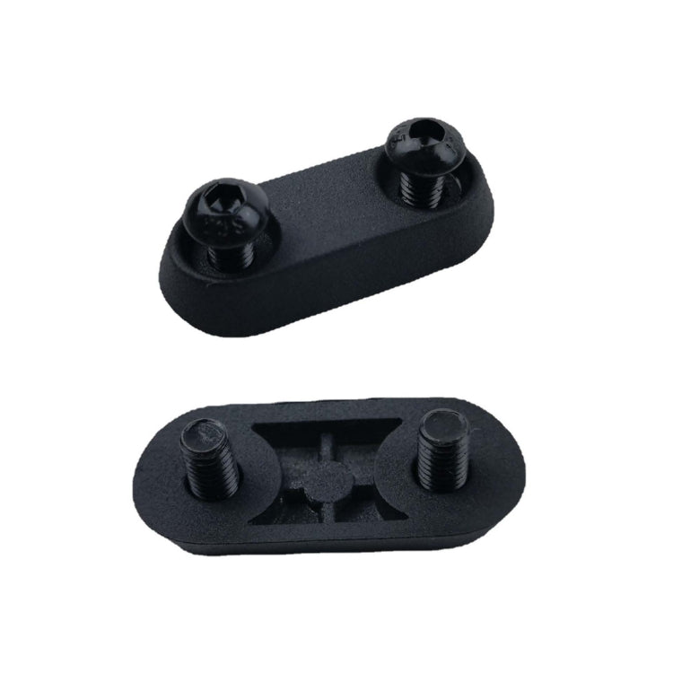 2 PCS M6 For Ninebot ES1/ES2/ES4 Electric Scooter Front Fork Vertical Tube Fixed Block(Black)
