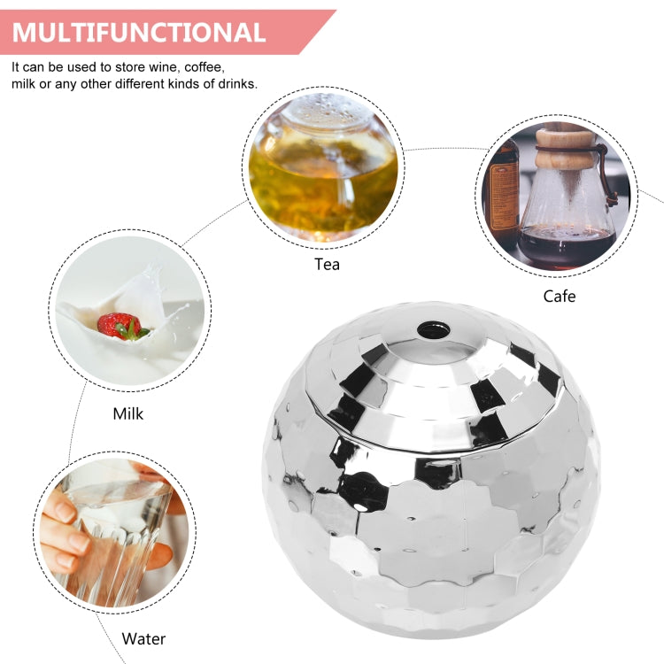 Plastic Straw Water Cup Disco Ball Shape Cup