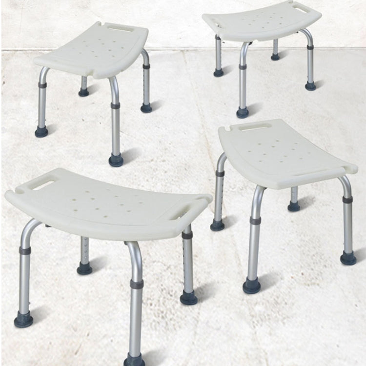 Curved Aluminum Alloy Pregnant Women Shower Chair Bath Stool Toilet Stool
