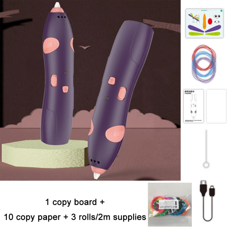 3D Printing Pen Children DIY Drawing Pen Doodle Set Standard + PCL Consumables