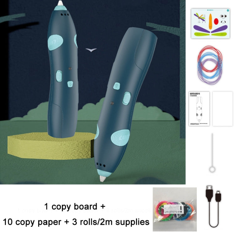 3D Printing Pen Children DIY Drawing Pen Doodle Set Standard + PCL Consumables