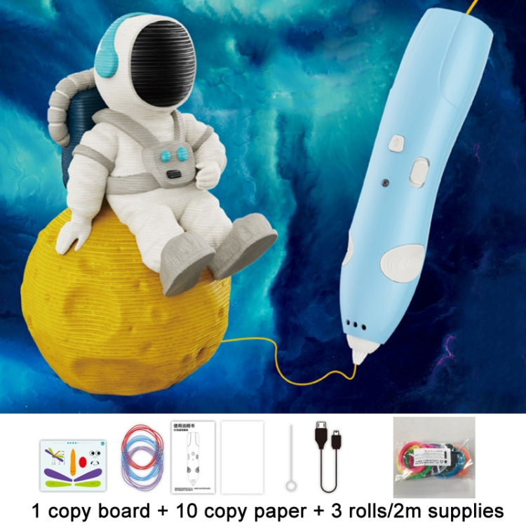 3D Printing Pen Children DIY Drawing Pen Doodle Set Standard + PCL Consumables