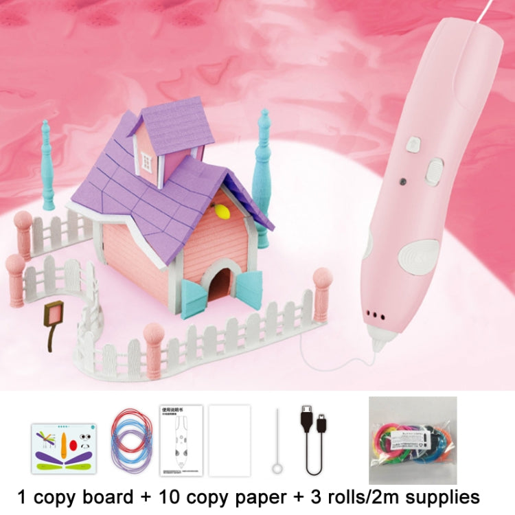 3D Printing Pen Children DIY Drawing Pen Doodle Set Standard + PCL Consumables