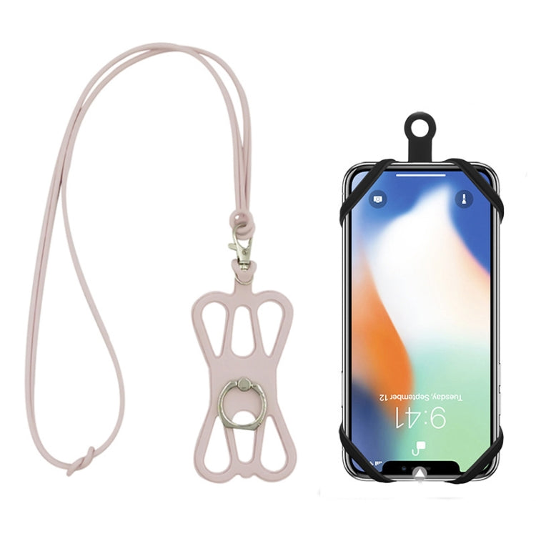 3 PCS Universal Phone Lanyard Strap Silicone Phone Ring Holder