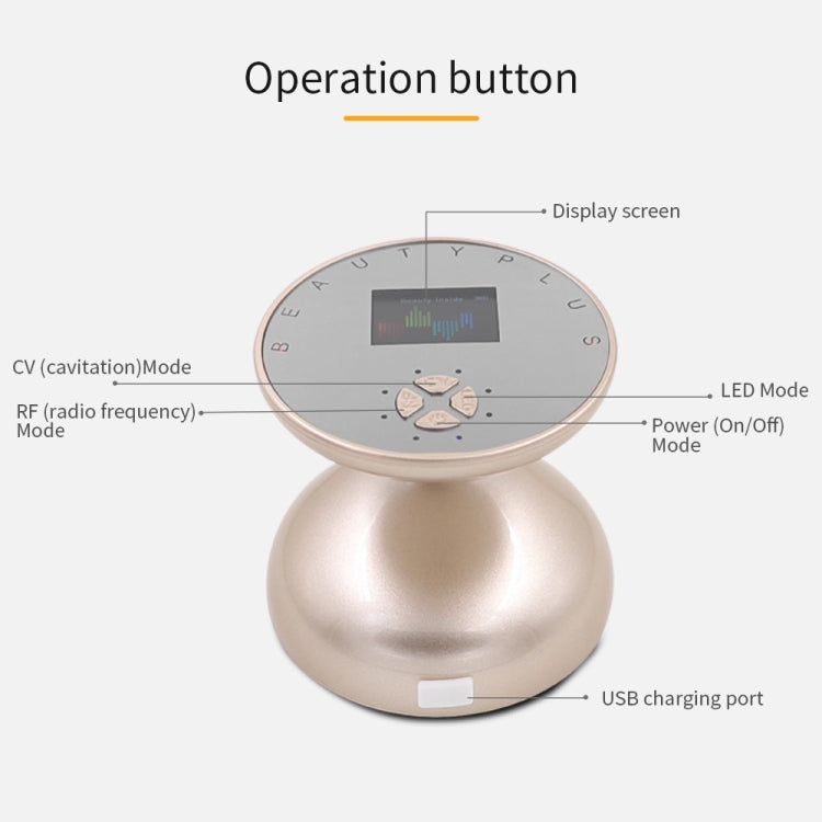 Ultrasonic Color Light RF Beauty Instrument Fat Blasting Instrument