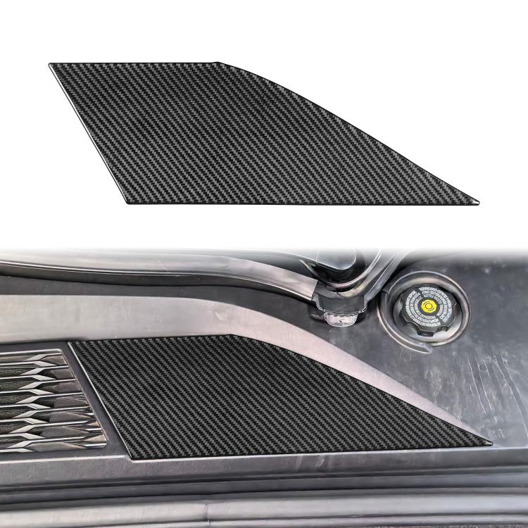 For Chevrolet Corvette C8 Left-Hand Drive Front Storage Vent Sticker - Black