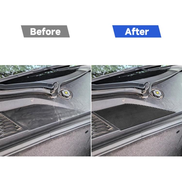 For Chevrolet Corvette C8 Left-Hand Drive Front Storage Vent Sticker - Black
