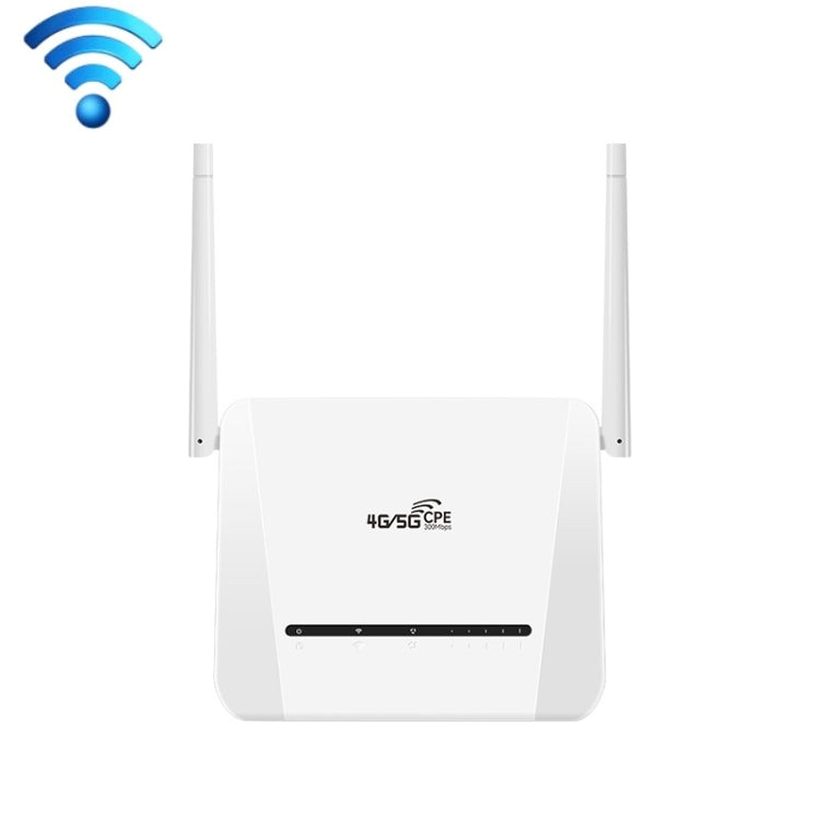 VR312 4G LTE Router 4G CPE FDD/TDD Card Mobile Router MOD Malay Version EU Plug(White)