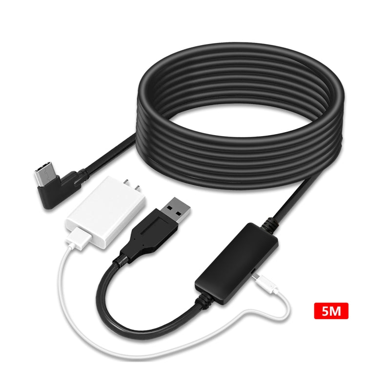 For Oculus Quest 2 USB To Type-C VR Link Charge Cable 5m