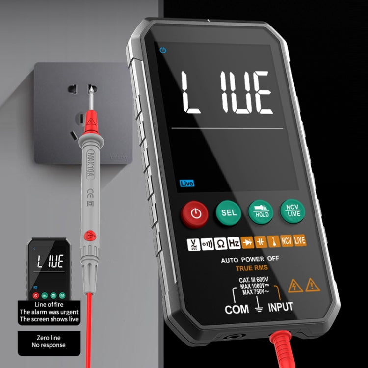 FY107C Automatic/Manual Colour Screen High Precision Intelligent Portable Digital Multimeter With Temperature Capacitive Diodes