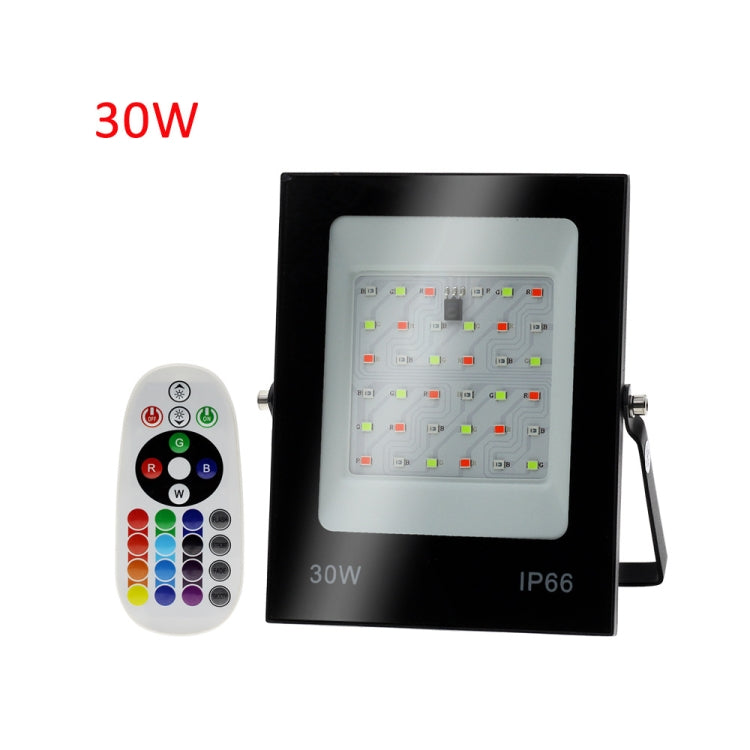 30W Colorful RGB Changing LED Flood Light With Remote Control