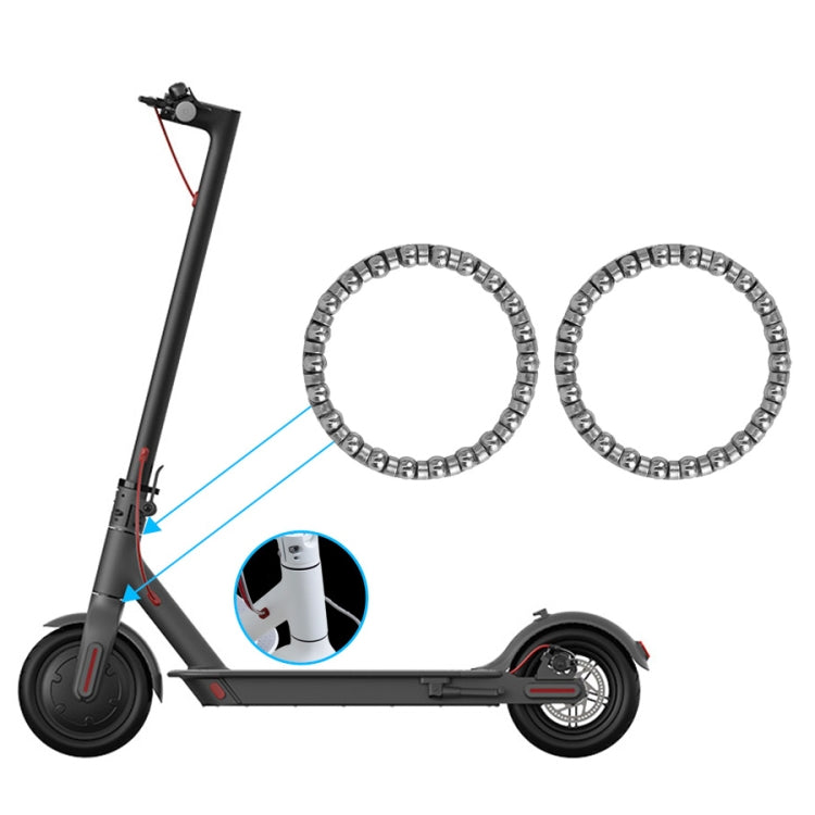 1 Pair For Xiaomi M365/Pro Scooter Steering Bearing(Silver)