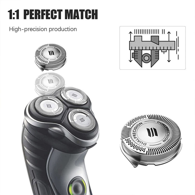 For Philips HQ8/HQ7180/HQ7140/HQ6090/HQ6075/PT860/870 Dual Shavers Head