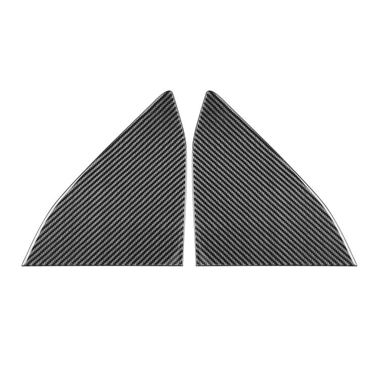 For Chevrolet Corvette C8 2pcs /Set Rear Triangle Window Decoration Sticker - Black