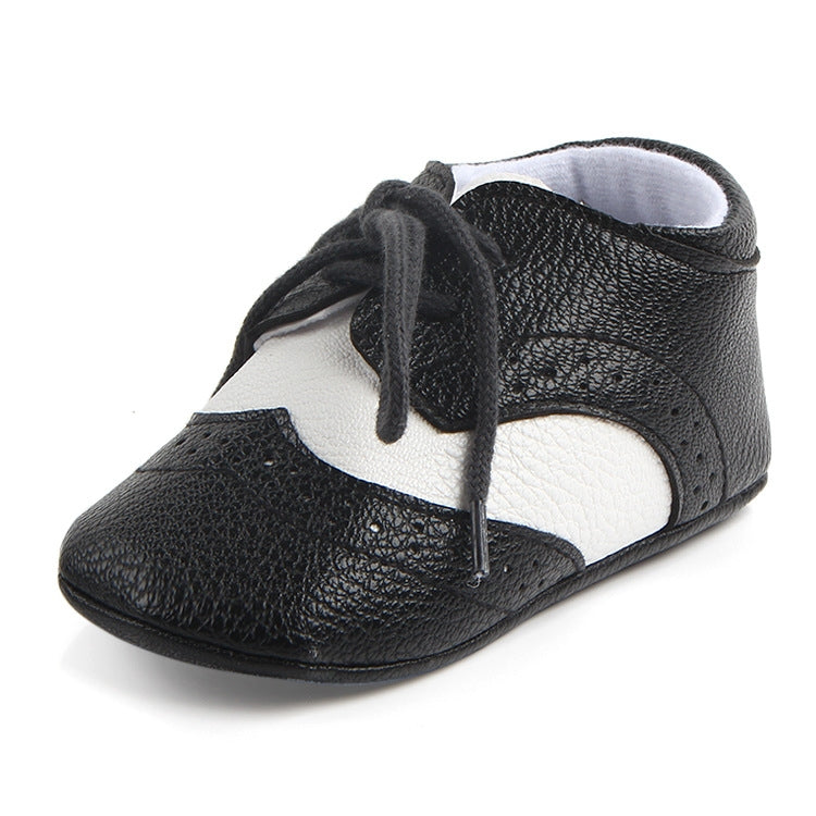 D0772 Cotton Uppers Semi-Rubber Soles Non-Slip Baby Walking Shoes, Size: 1