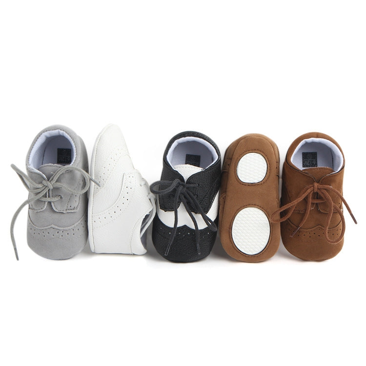 D0772 Cotton Uppers Semi-Rubber Soles Non-Slip Baby Walking Shoes, Size: 1