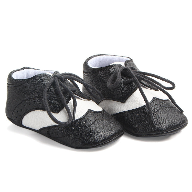 D0772 Cotton Uppers Semi-Rubber Soles Non-Slip Baby Walking Shoes, Size: 1