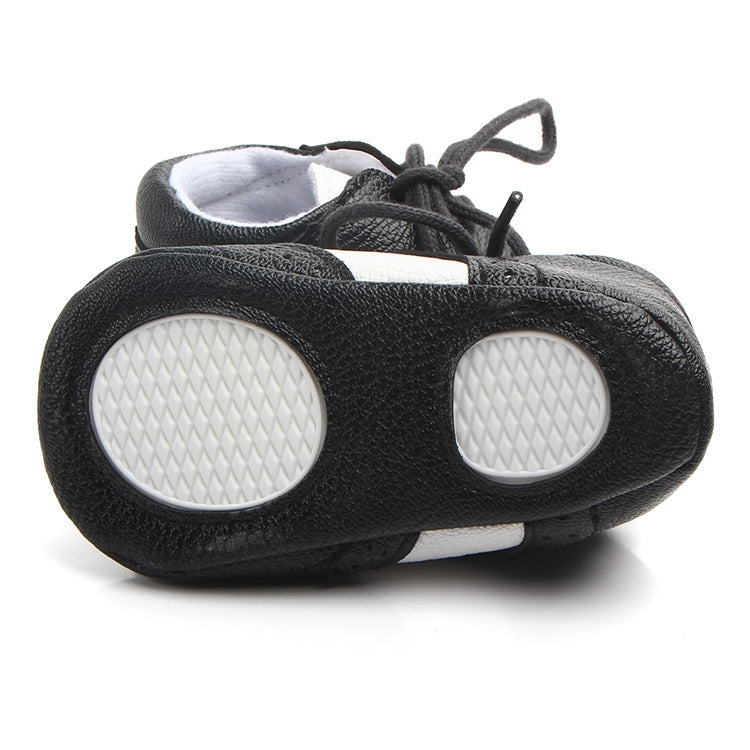 D0772 Cotton Uppers Semi-Rubber Soles Non-Slip Baby Walking Shoes, Size: 1