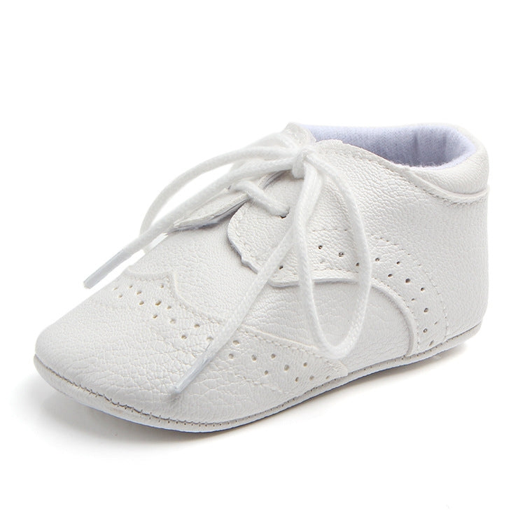 D0772 Cotton Uppers Semi-Rubber Soles Non-Slip Baby Walking Shoes, Size: 1