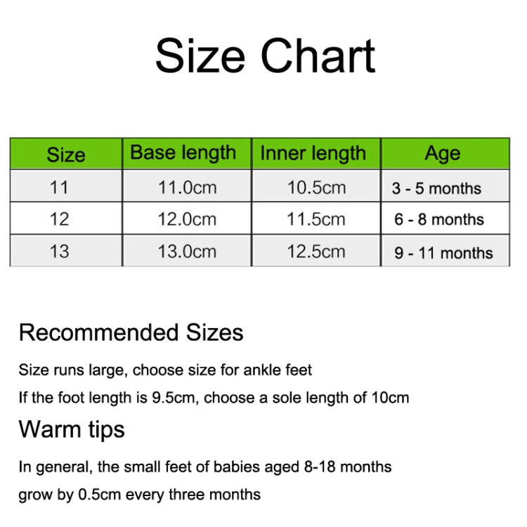 D0735 PU Leather Soft Soled Slip-On Baby Walking Shoes, Size: 1