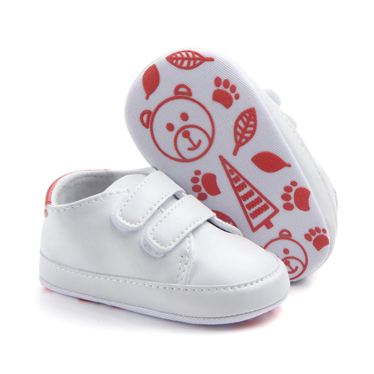 D0735 PU Leather Soft Soled Slip-On Baby Walking Shoes, Size: 1