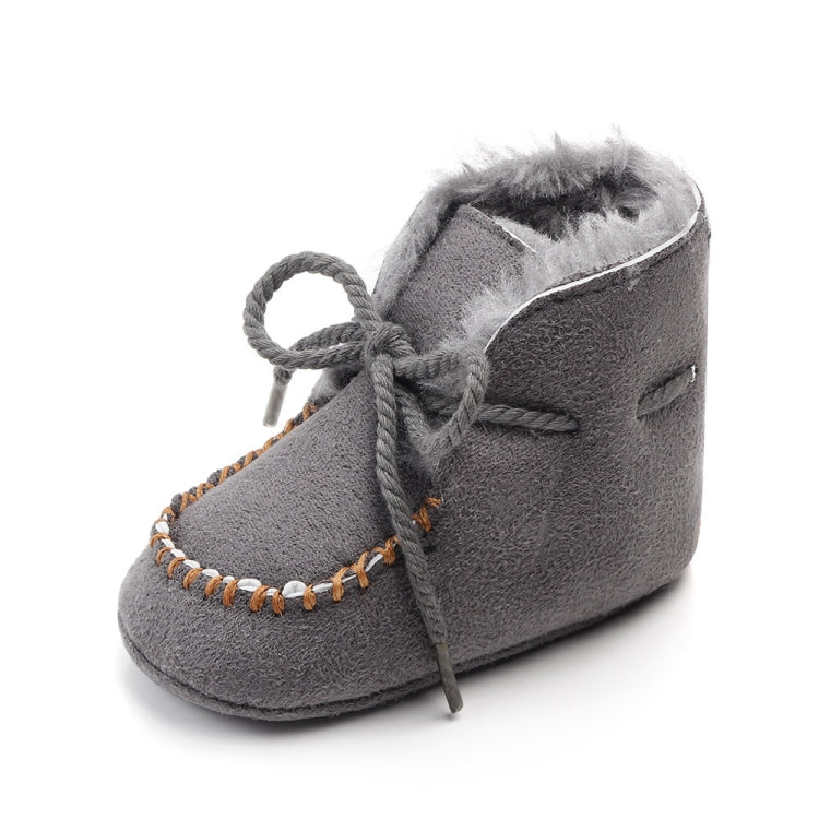 D2245 Winter Warm Baby Cotton Boots Plus Velvet Thickened Baby Walking Shoes, Size: 1