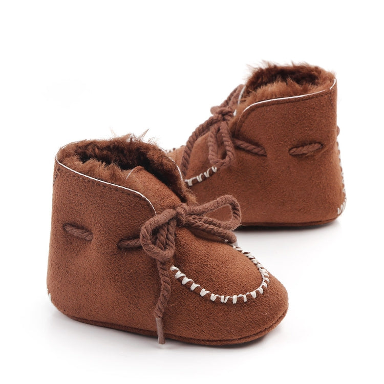 D2245 Winter Warm Baby Cotton Boots Plus Velvet Thickened Baby Walking Shoes, Size: 1