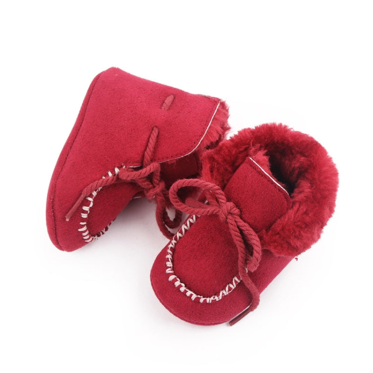 D2245 Winter Warm Baby Cotton Boots Plus Velvet Thickened Baby Walking Shoes, Size: 1