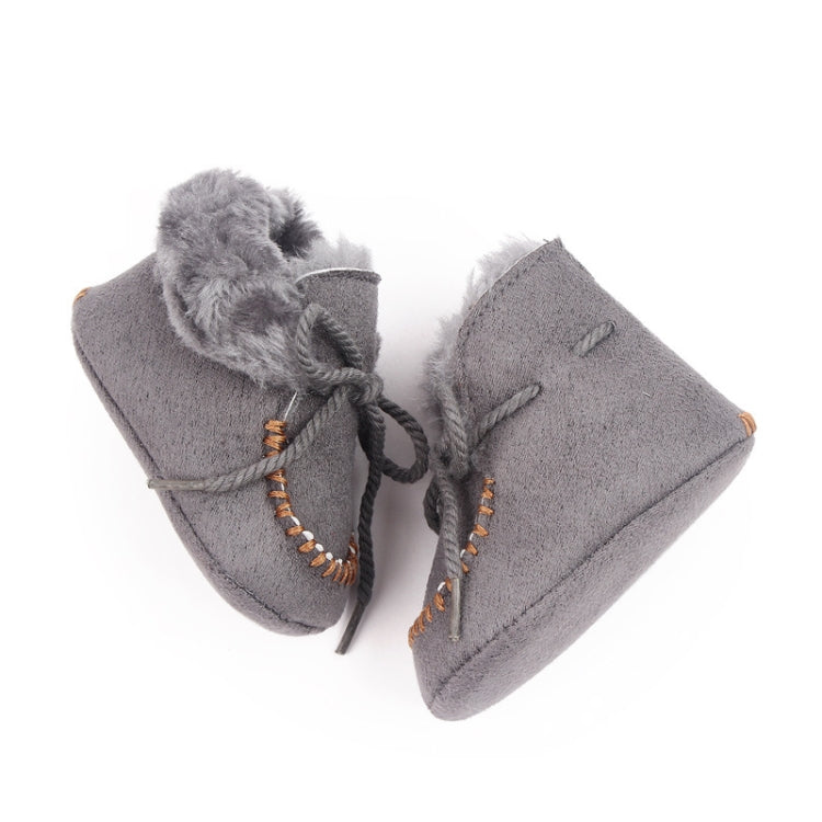 D2245 Winter Warm Baby Cotton Boots Plus Velvet Thickened Baby Walking Shoes, Size: 1