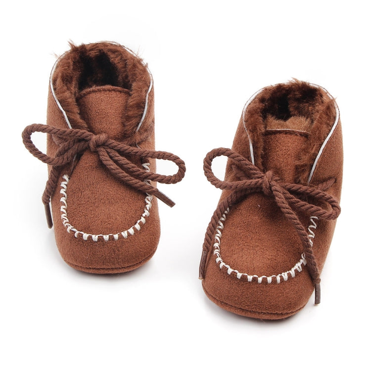 D2245 Winter Warm Baby Cotton Boots Plus Velvet Thickened Baby Walking Shoes, Size: 1