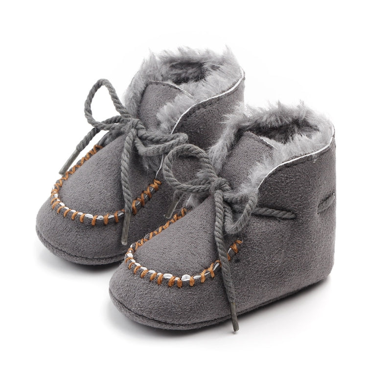 D2245 Winter Warm Baby Cotton Boots Plus Velvet Thickened Baby Walking Shoes, Size: 1