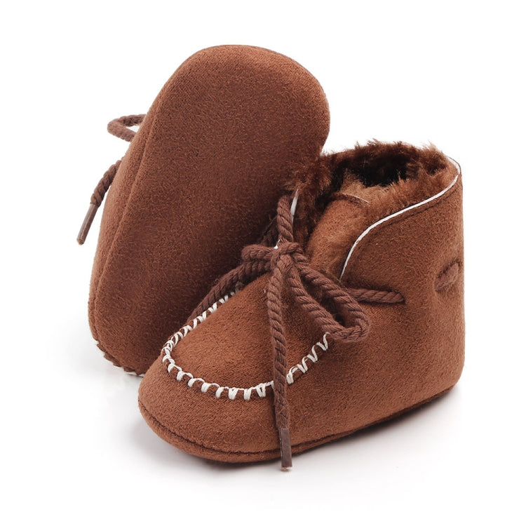 D2245 Winter Warm Baby Cotton Boots Plus Velvet Thickened Baby Walking Shoes, Size: 1